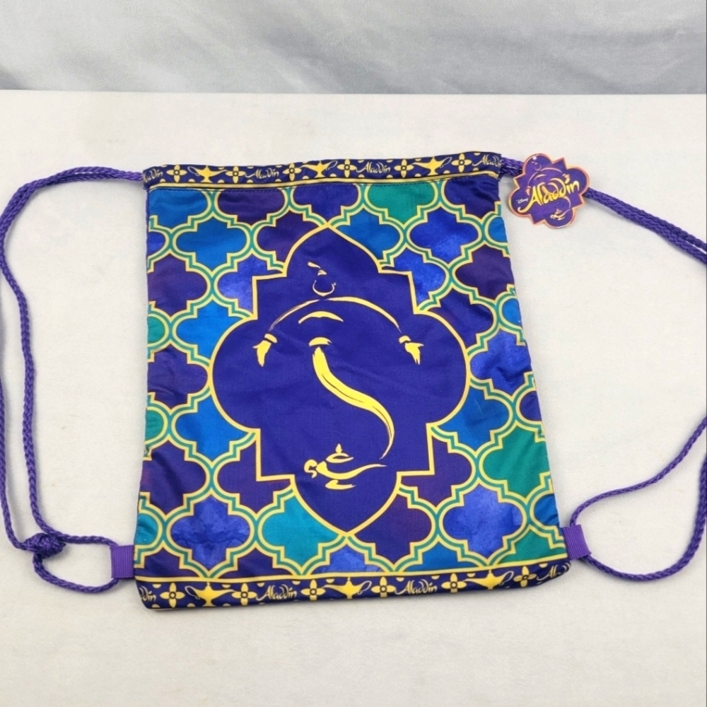 NWT Disney Aladdin Al‎ cinch bag drawstring backpack